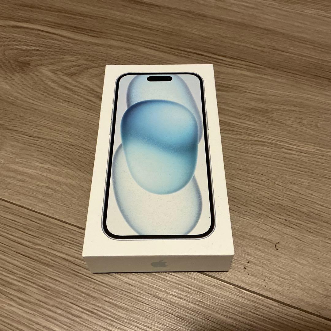 値下げ【バッテリー100%】 iPhone 15 本体 ブルー 128 GB