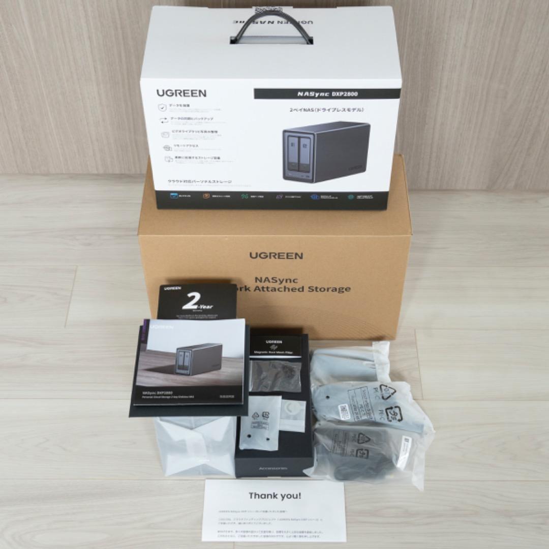 週末価格　UGREEN NASync DXP2800