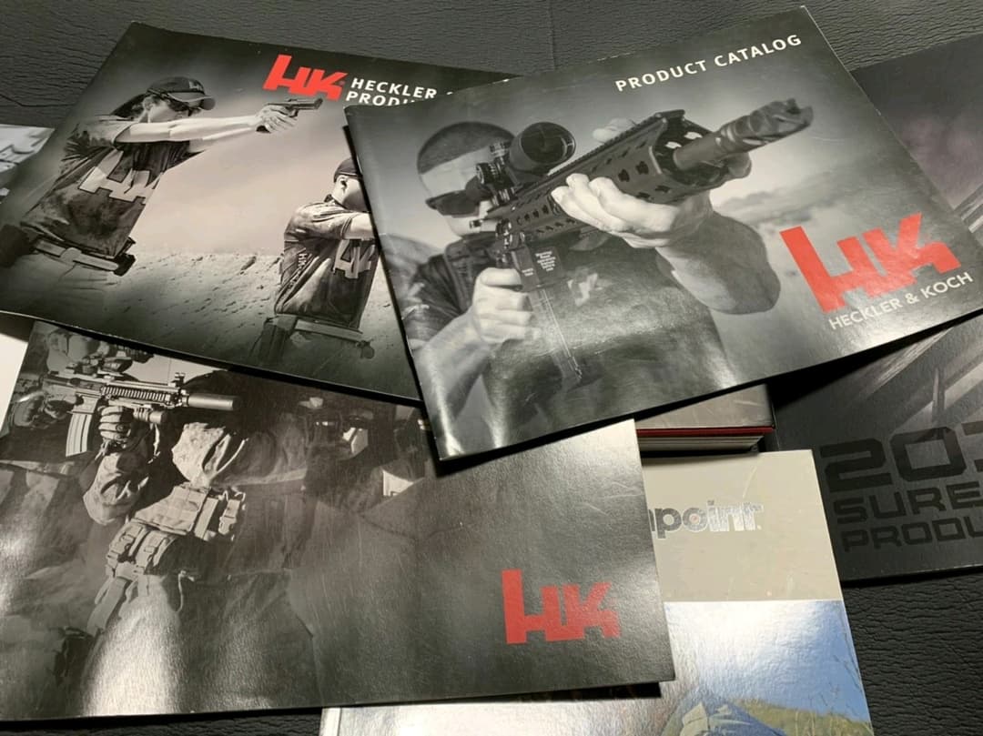 超　激レア　H&k他　銃器メーカー実銃カタログ　バラ売り不可！