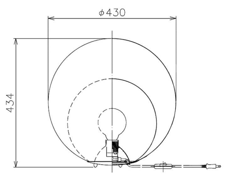 MAYUHANA YAMAGIWA フロアライト(L-2507SL3)