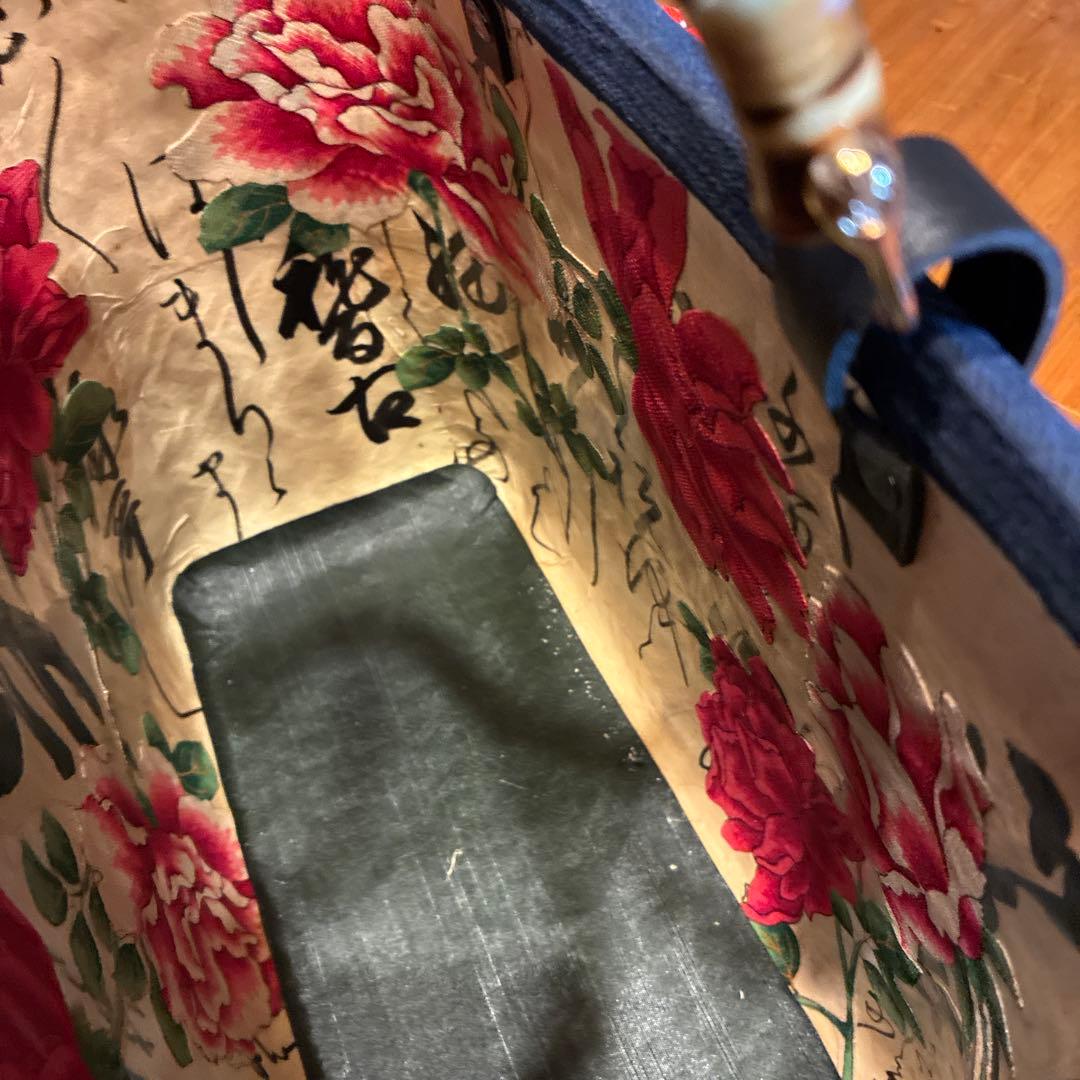 一閑張り籠バッグ