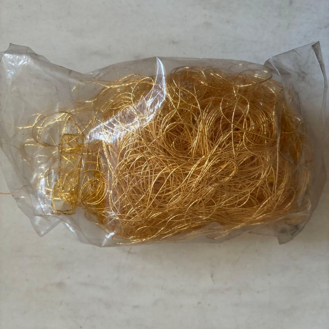 日本刺繍　金糸・銀糸・駒36個セット売り