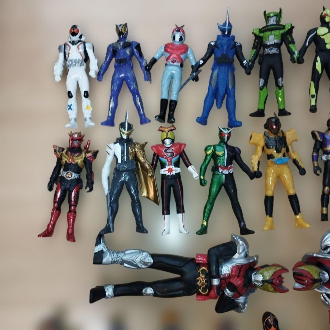 仮面ライダー　ソフビ　43体セット　まとめ売り　BANDAI　バンダイ