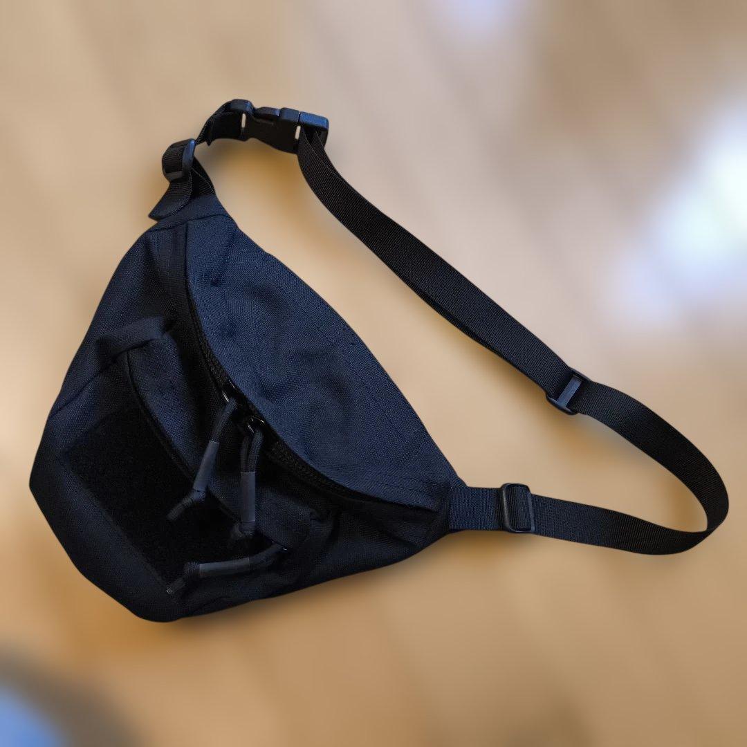 黒装備一式セット　PACAアーマー　チェストリグ　ダウンポーチ　ナイフ　ダンプ