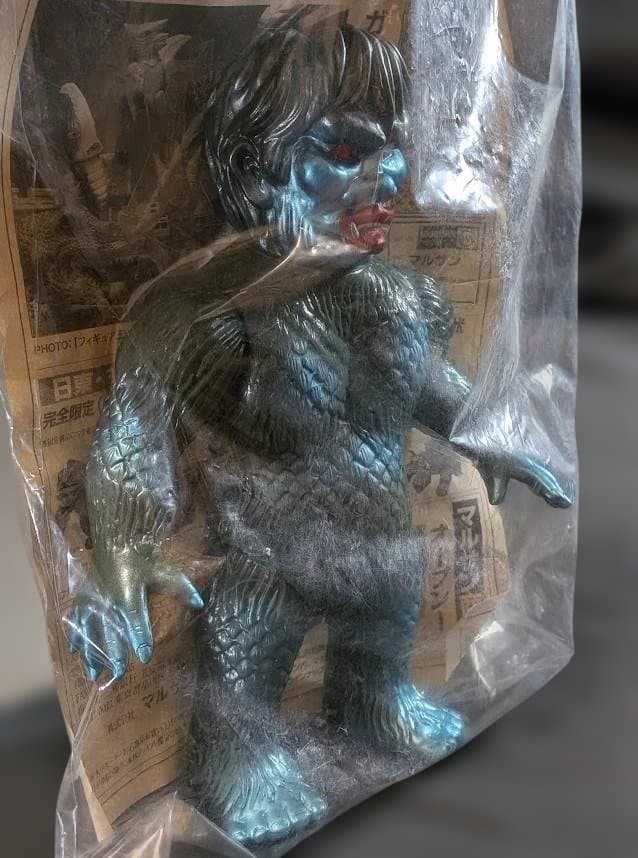 サンダ＆ガイラ（マルサン）電撃怪獣大作戦 ソフビフィギュア未開封２体セット