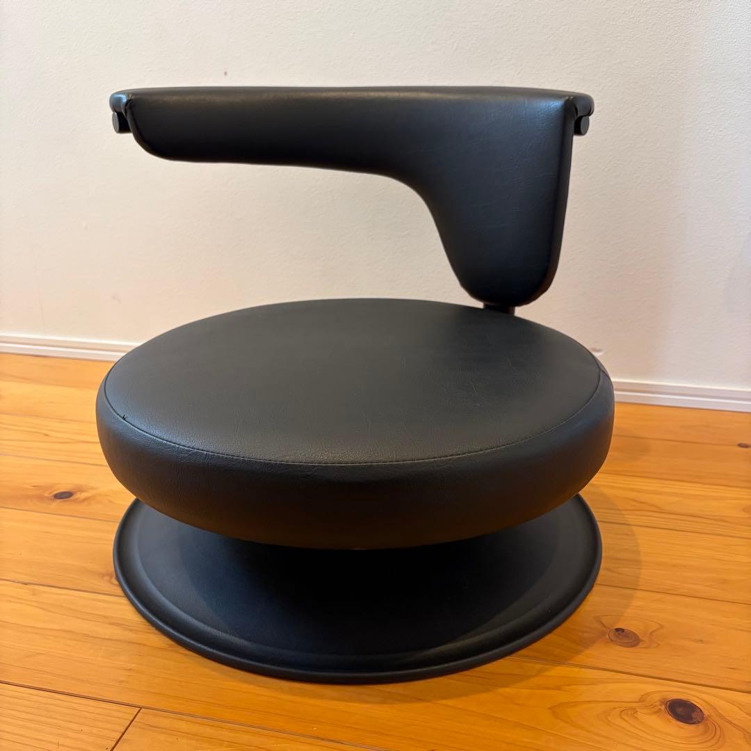 プロシード 座椅子 回転式チェア イス 360° 座いす ブラック