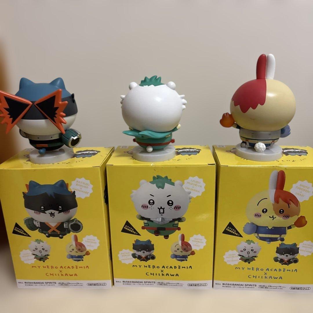 僕のヒーローアカデミア ちいかわ フィギュア 全3種 セット