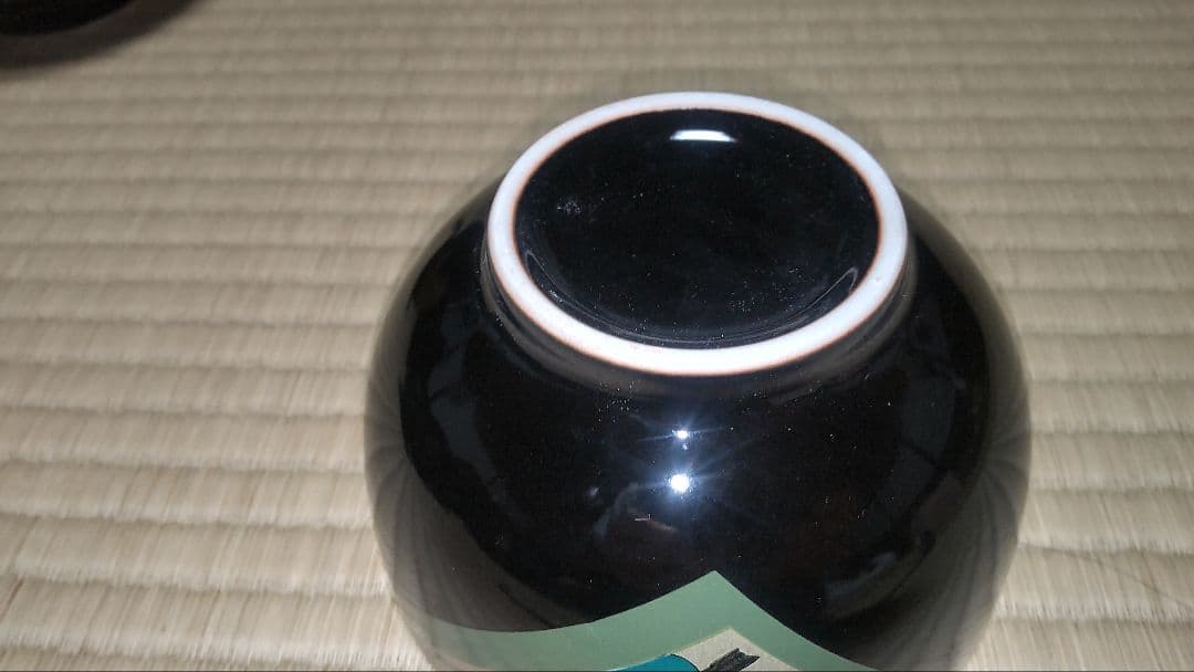 陶器の四季花柄多用途椀、５客セット、椀お盆、陶器箸置き付き