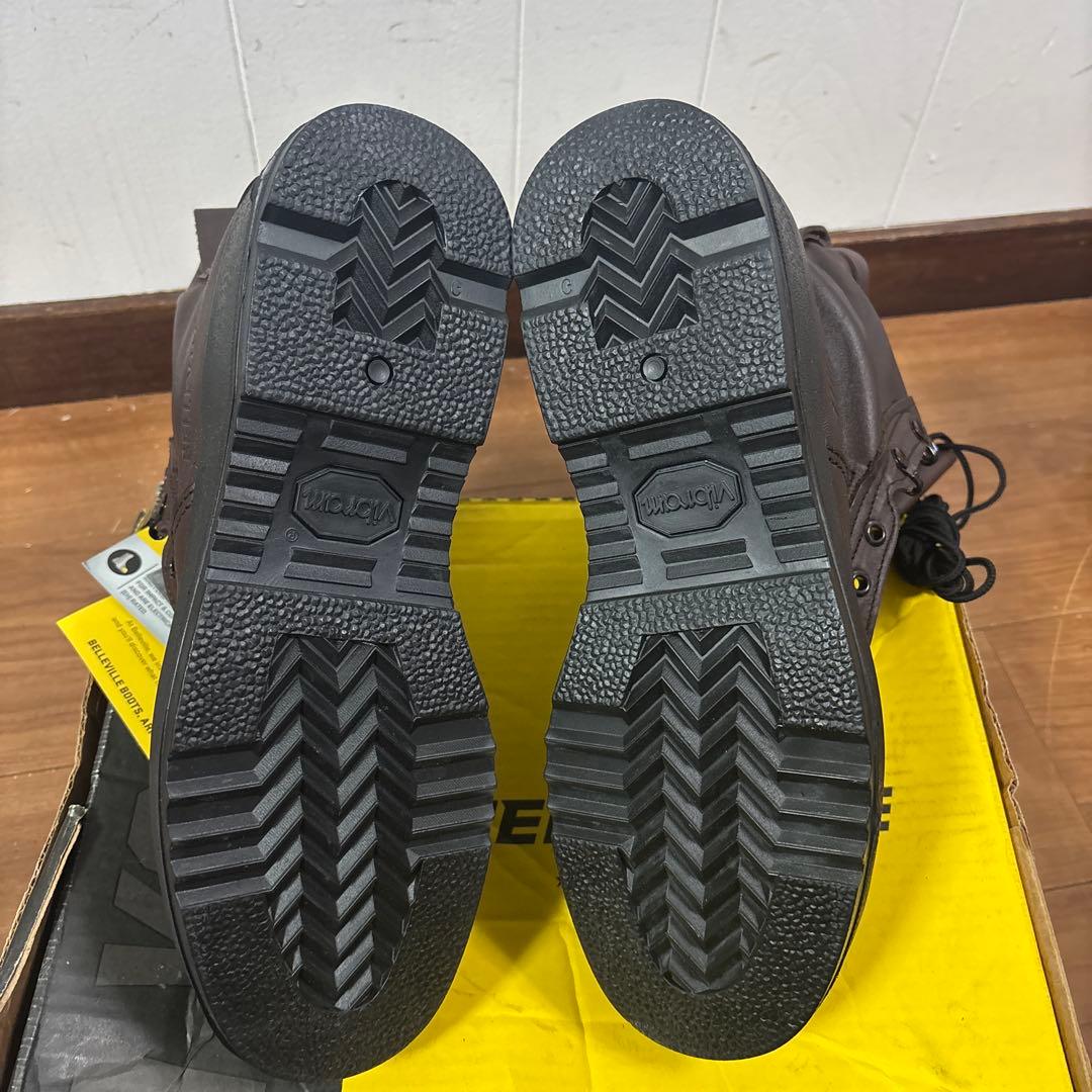 未使用品　米軍　BELLEVILLE ミリタリーブーツ　ブラウン　28cm