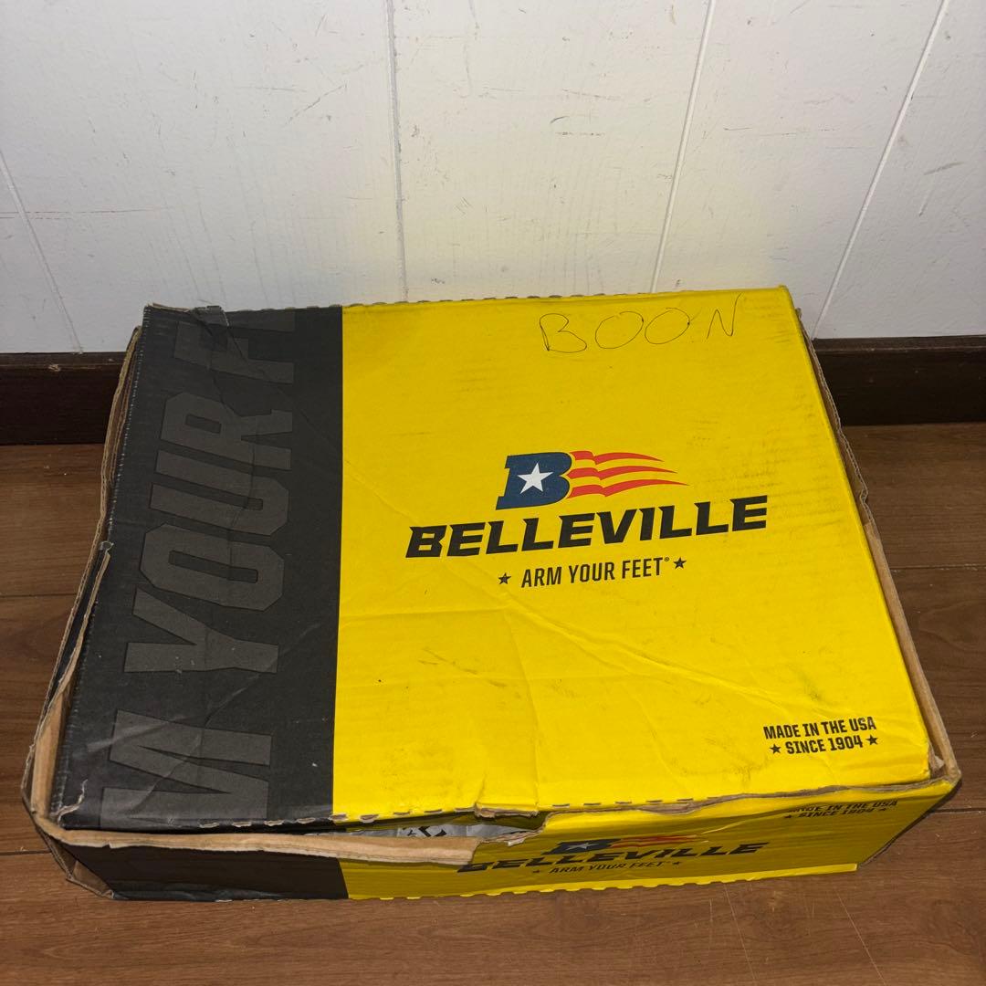 未使用品　米軍　BELLEVILLE ミリタリーブーツ　ブラウン　28cm