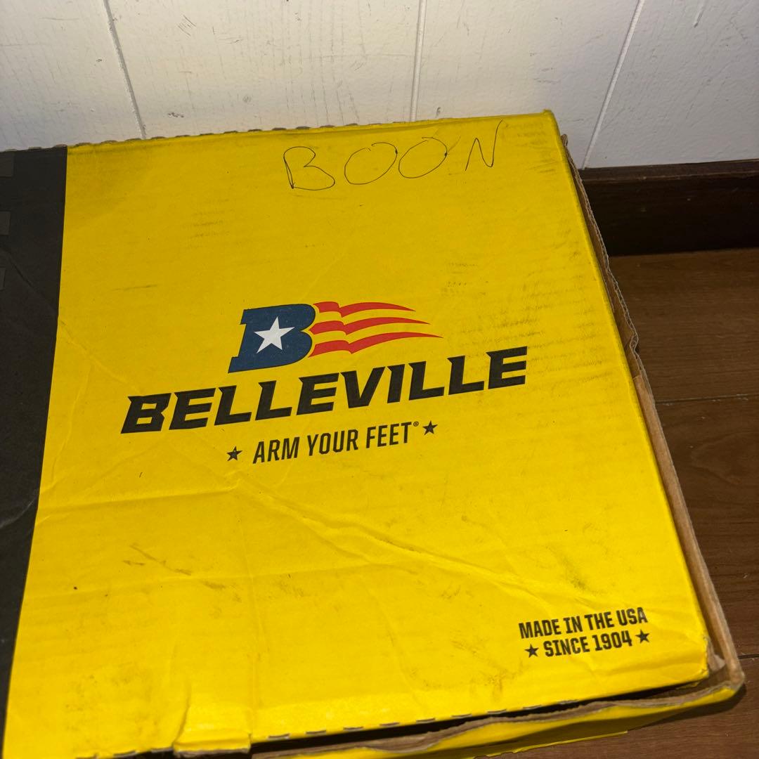 未使用品　米軍　BELLEVILLE ミリタリーブーツ　ブラウン　28cm