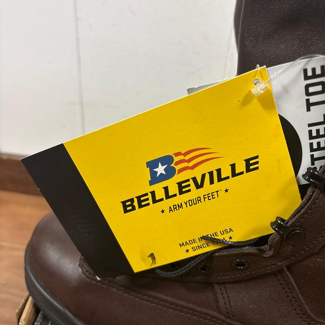 未使用品　米軍　BELLEVILLE ミリタリーブーツ　ブラウン　28cm