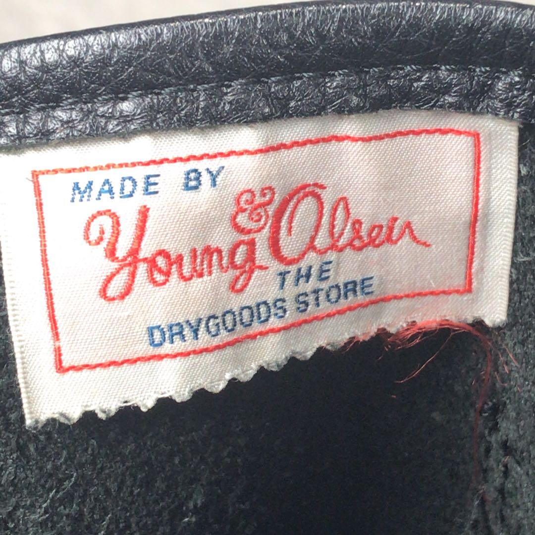 YOUNG ＆ OLSEN ヤングアンドオルセン レザー トートバッグ　シボ革