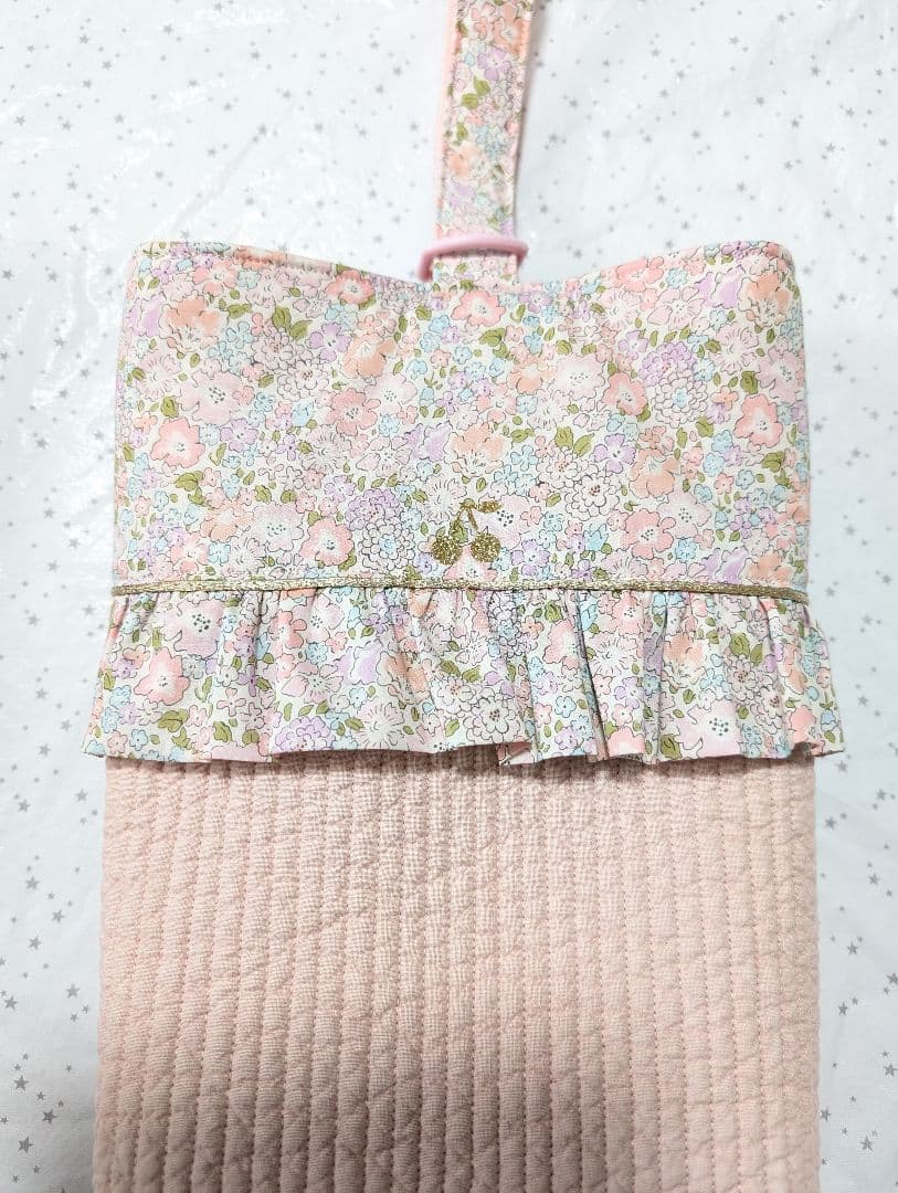リバティ　レッスンバッグ　上履き入れ　ミシェル×ヌビ　ハンドメイド