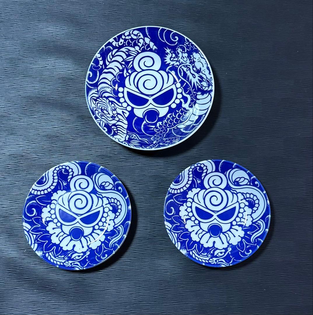 ヒステリックミニレアThree Tides Tattoo食器3点HORIHIRO
