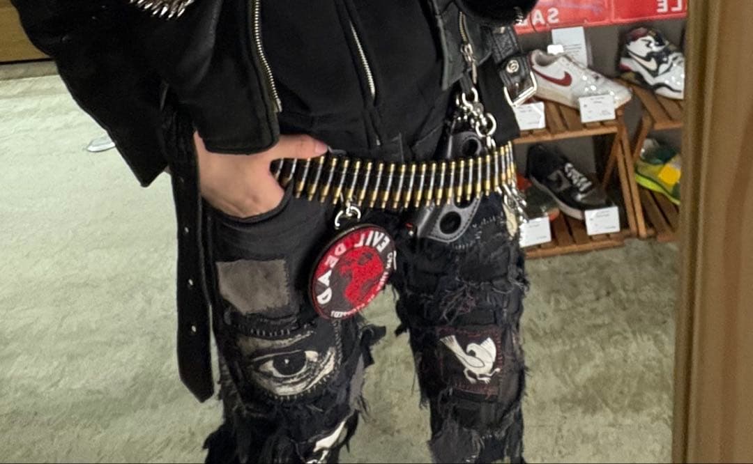 弾丸ベルト　クラスト　ハードコア