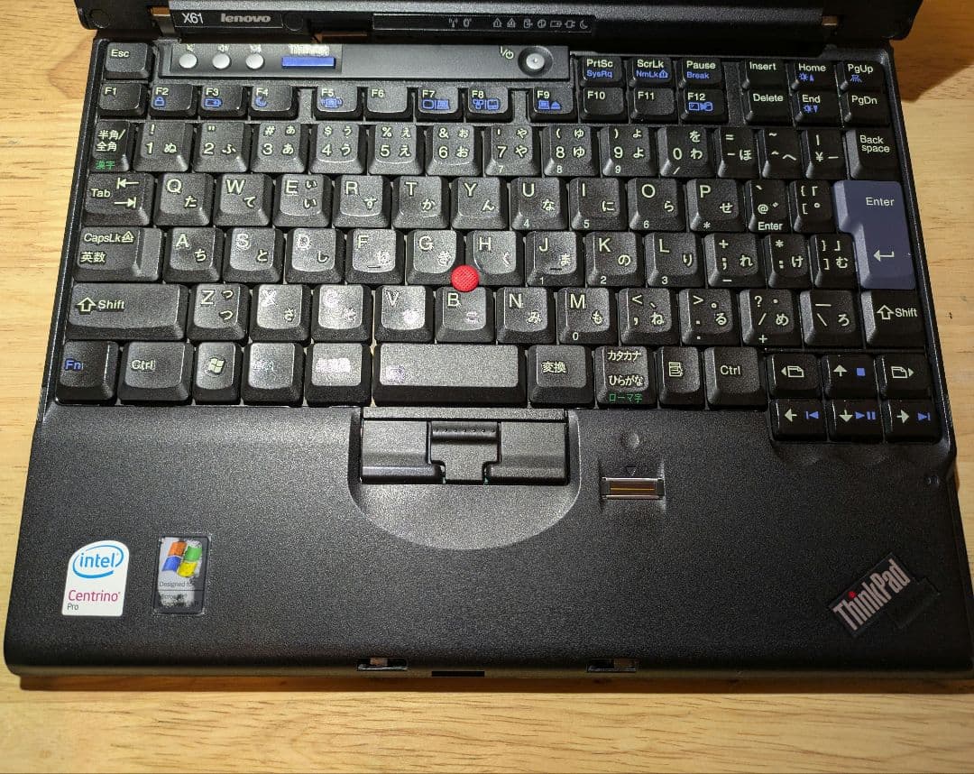 Windowsノート本体 ThinkPad X61 Middleton BIOS SSD Win10