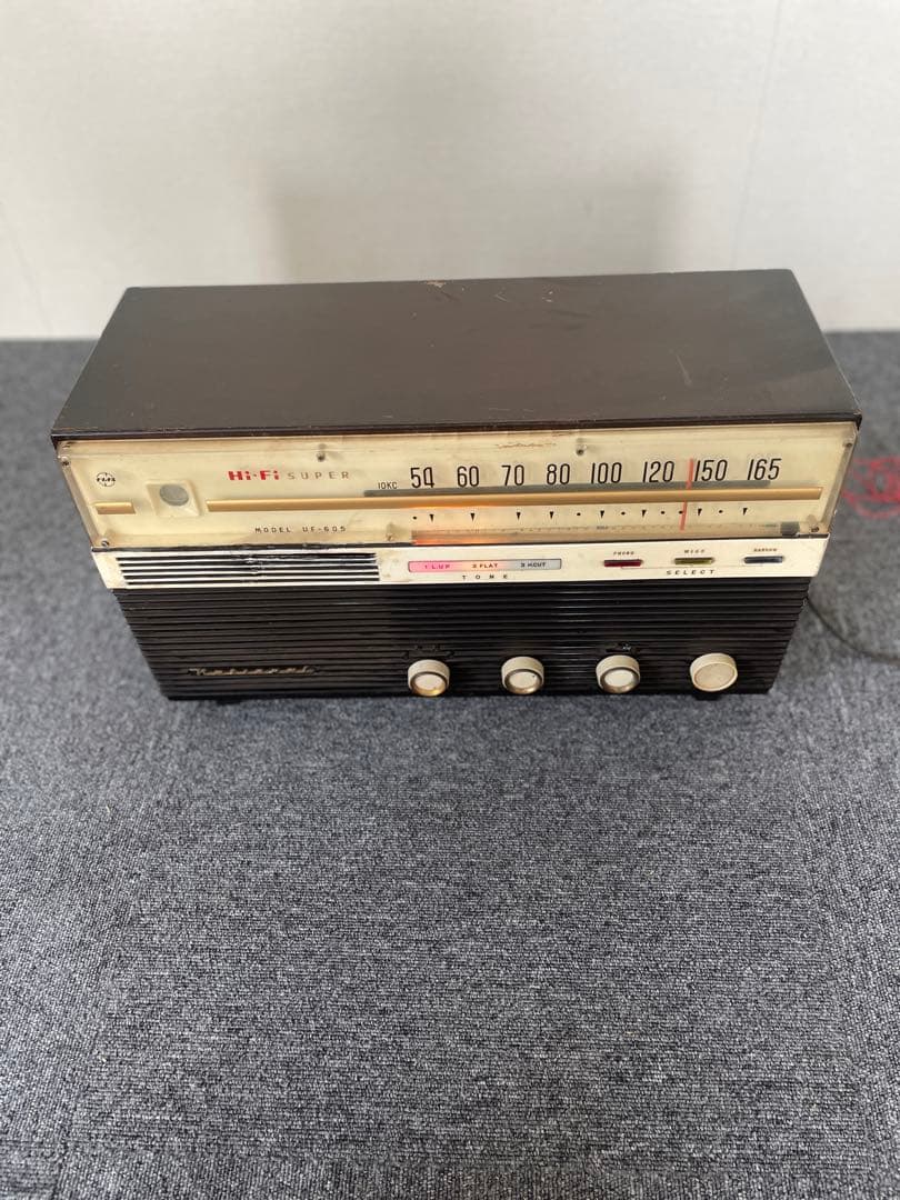 National ナショナル 真空管ラジオ Hi-Fi SUPER UF-605