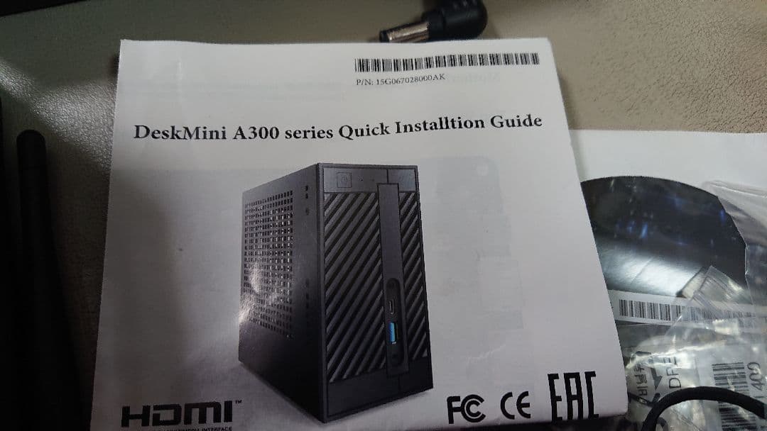 DeskMini A300 ブラック デスクトップPC
