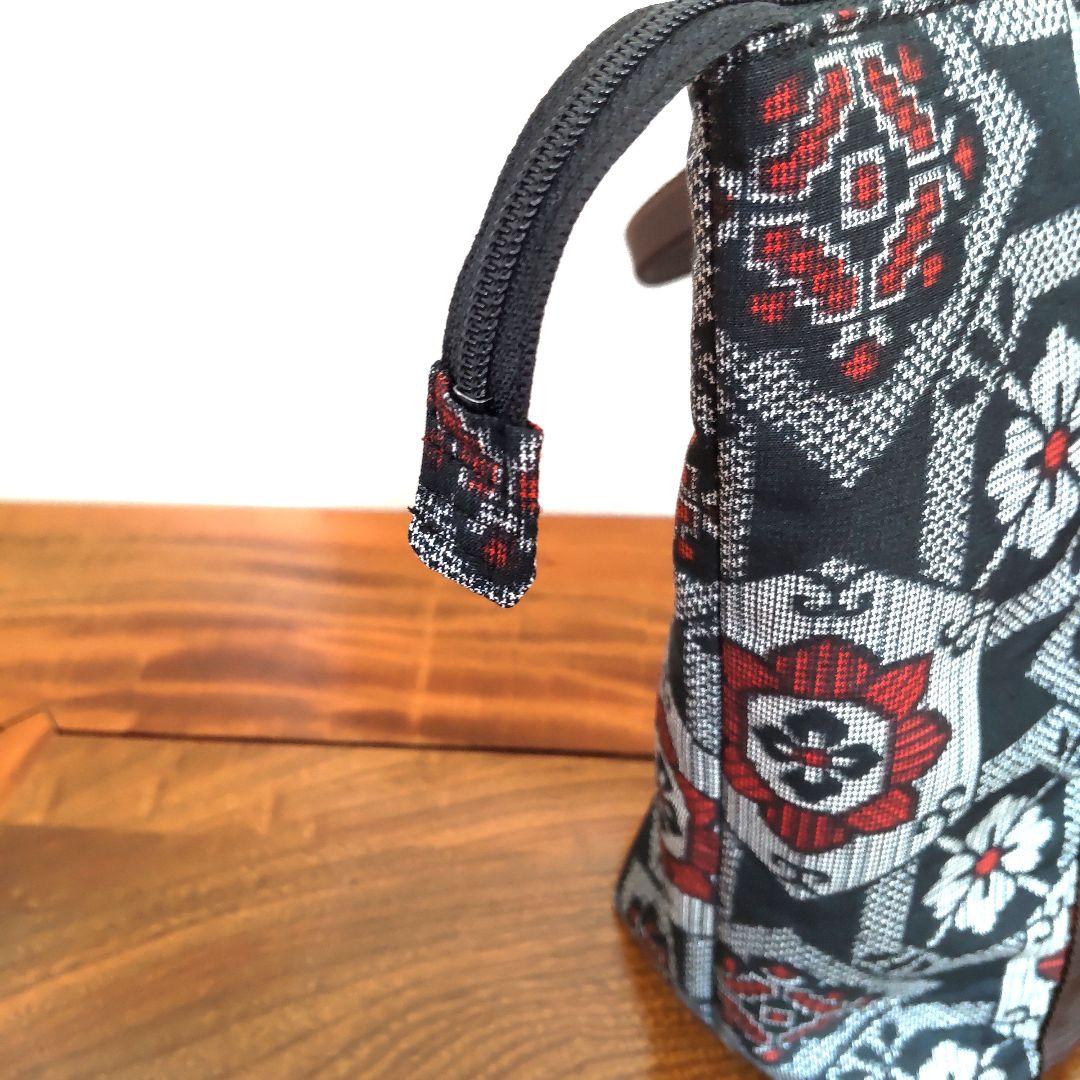 反物で作った、大島紬バッグ (チビ)