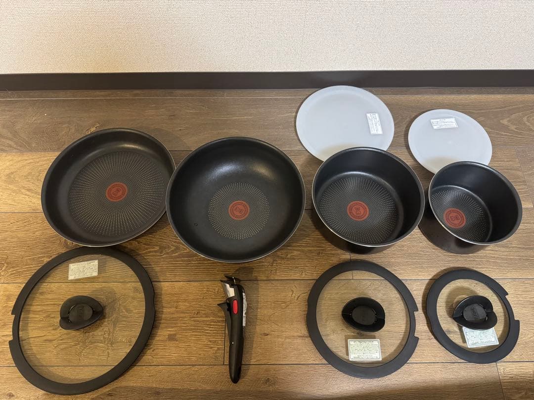 【24時間以内に発送】T-fal ティファール ガス火専用フライパン10点セット