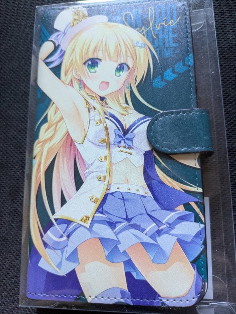 シルヴィ 手帳型スマホケース 金色ラブリッチェ モバイルフォンケース