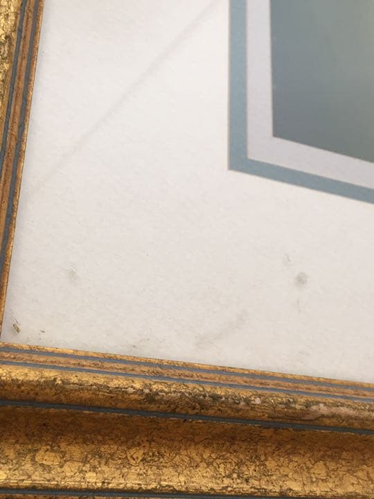 ダリの絵　アンティーク額縁