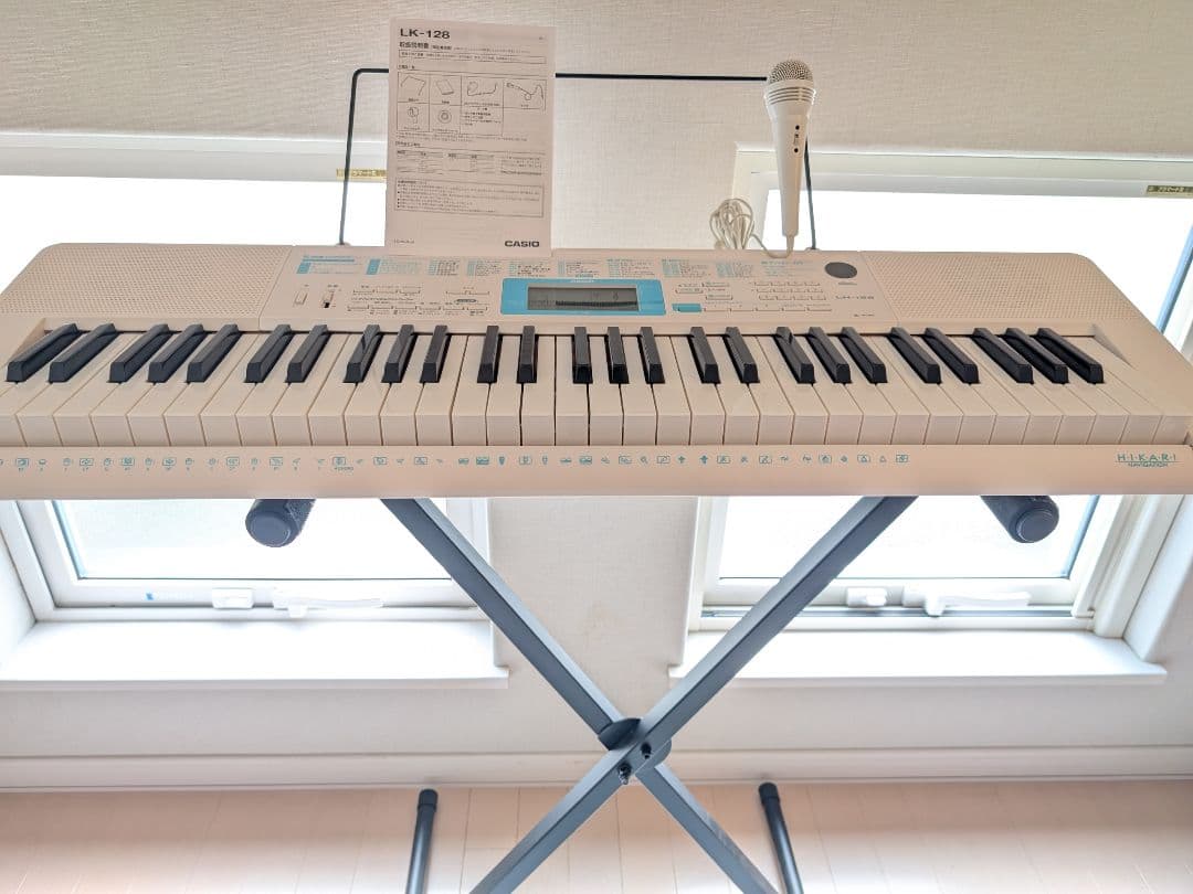 CASIO　光ナビゲーションキーボード LK-128