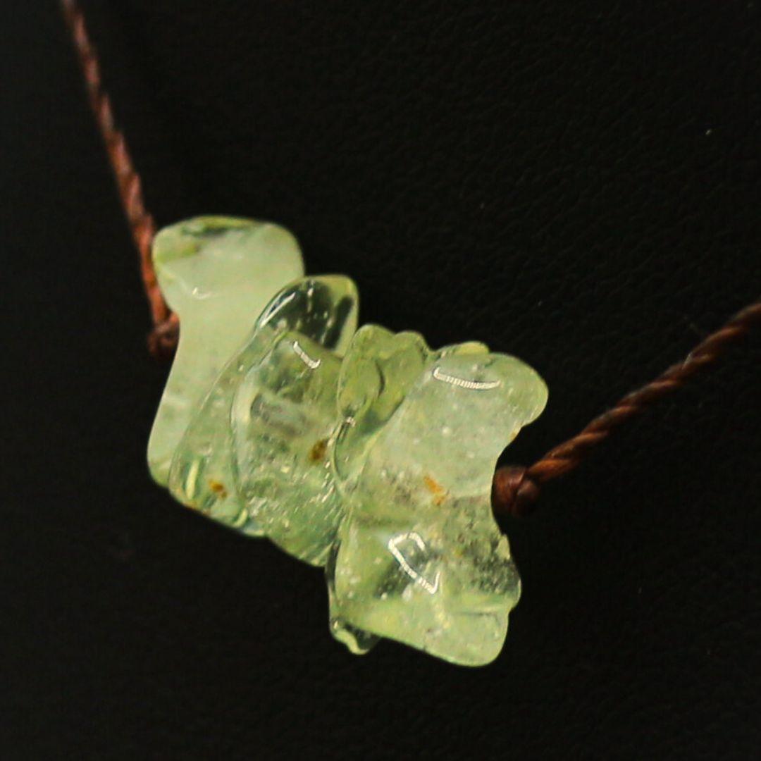 鑑別済 リビアングラス さざれ ビーズ meteorite164