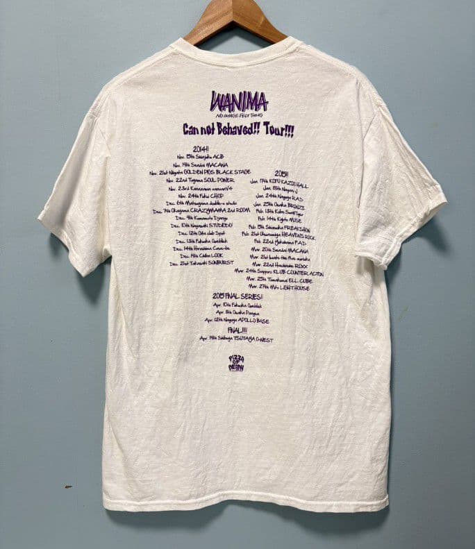 WANIMA Can not Behave!! Tour 初期Tシャツ！Ｌサイズ