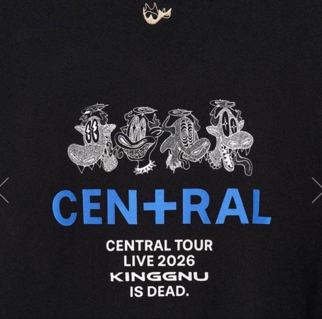 King Gnu CEN＋RAL ライブ パーカー ブラック M 新品未使用品