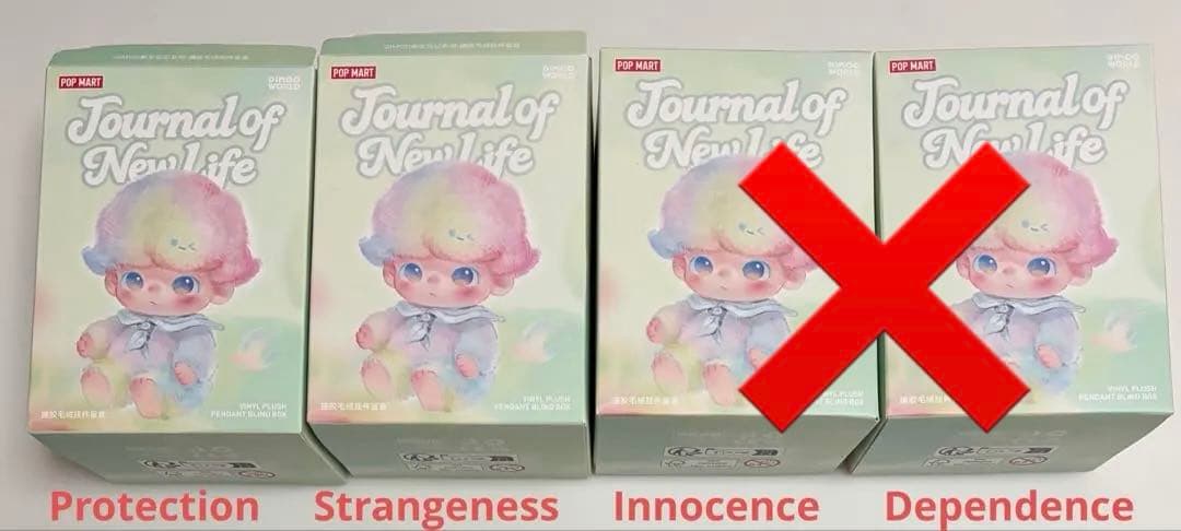 DIMOO Journal of New Lifeシリーズ ぬいぐるみ