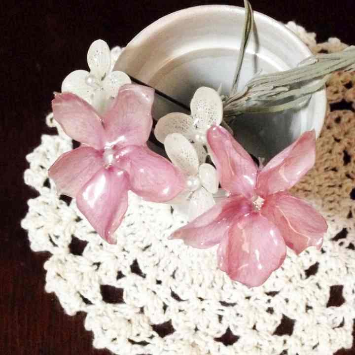 1450円すみれ＊ビオラ＊紫陽花 髪飾り 七五三 ウエディング 前撮り 着物