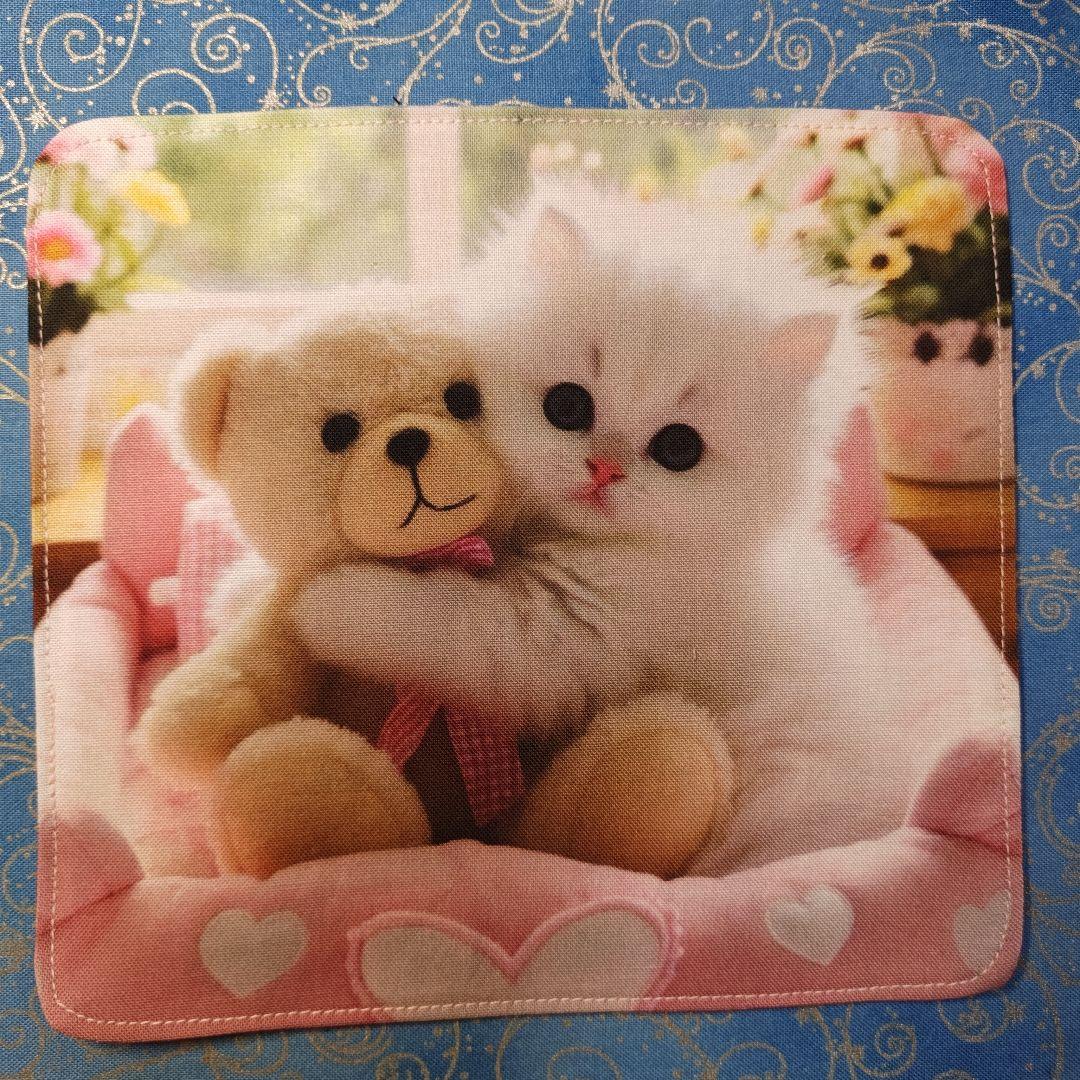 みい　ハンカチ　ワンコさん　ねこちゃん柄　18枚