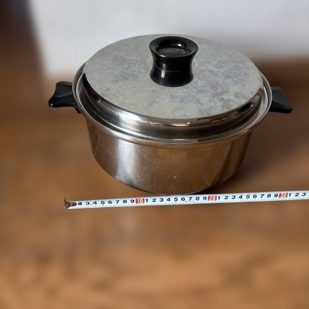 インコア　INKOR 両手ステンレス鍋　大鍋
