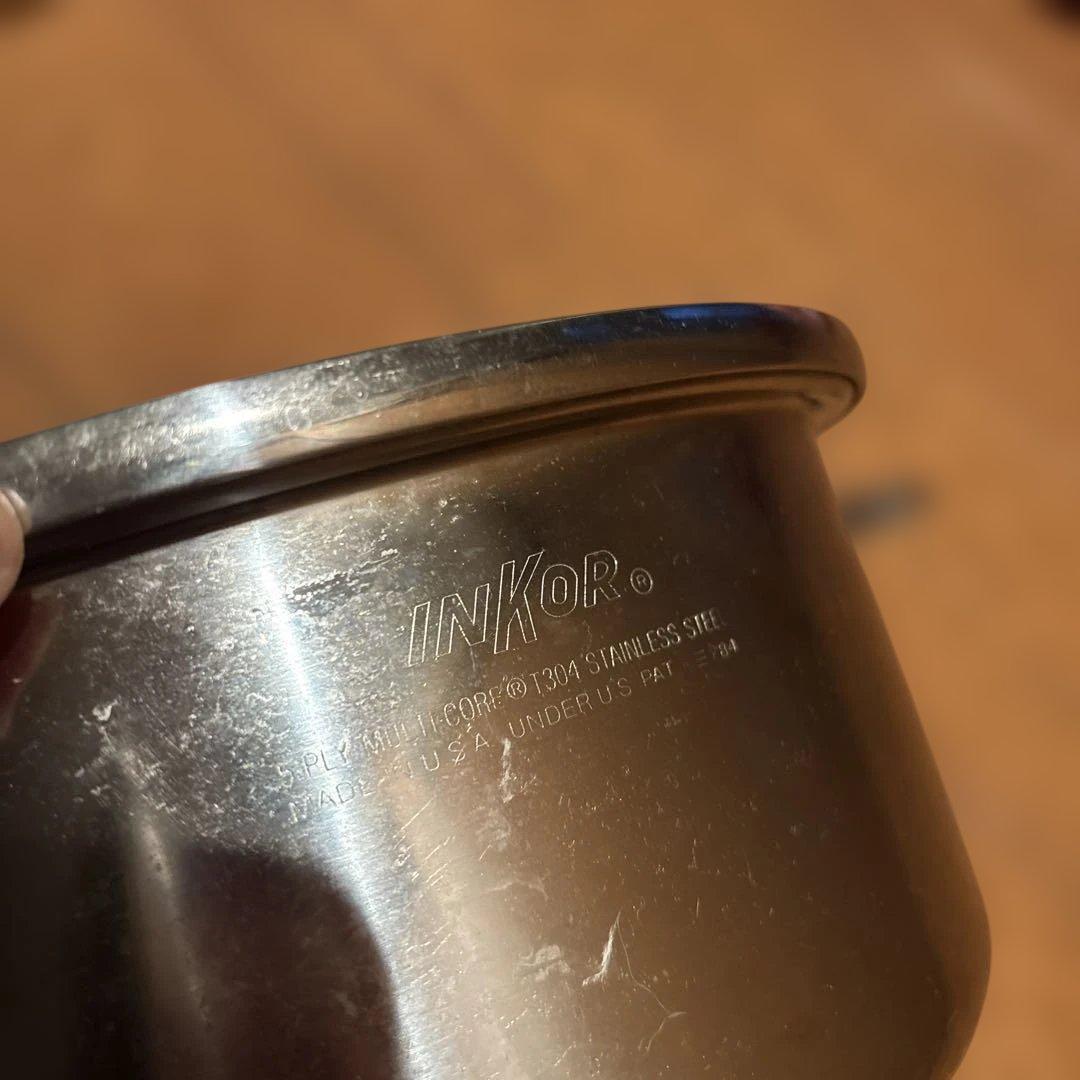 インコア　INKOR 両手ステンレス鍋　大鍋