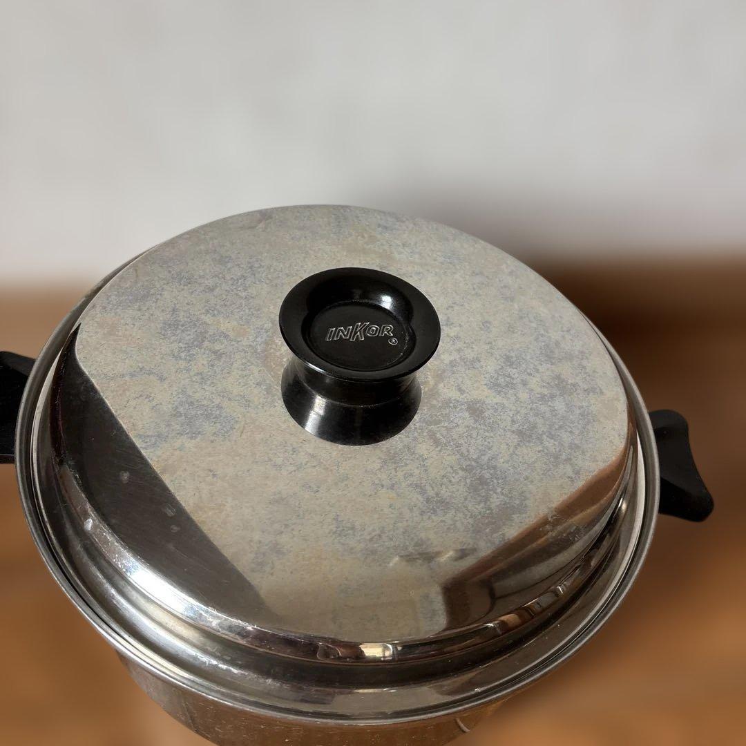 インコア　INKOR 両手ステンレス鍋　大鍋