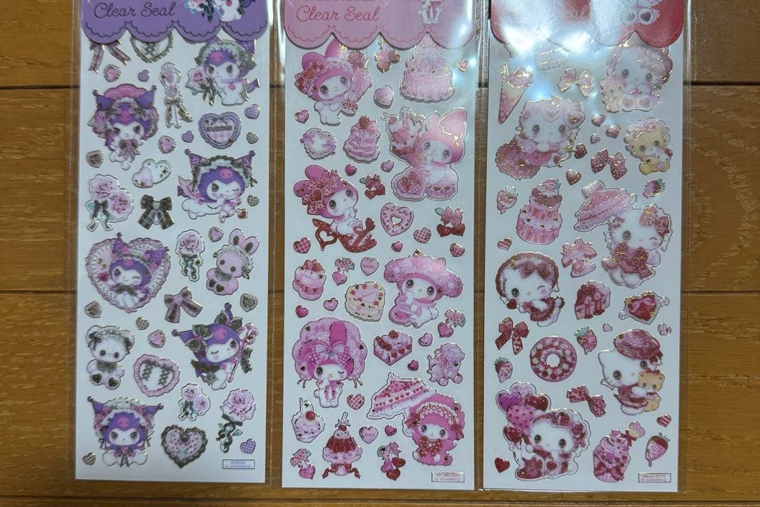 サンリオシール26点まとめ売り キティ クロミ シナモンロール