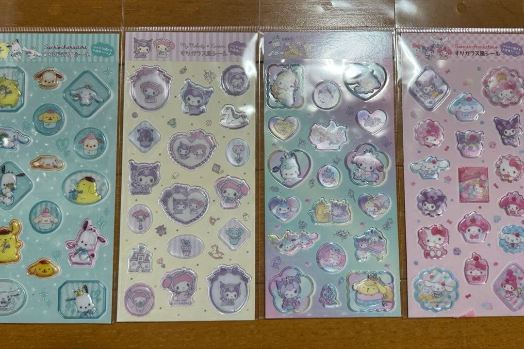 サンリオシール26点まとめ売り キティ クロミ シナモンロール