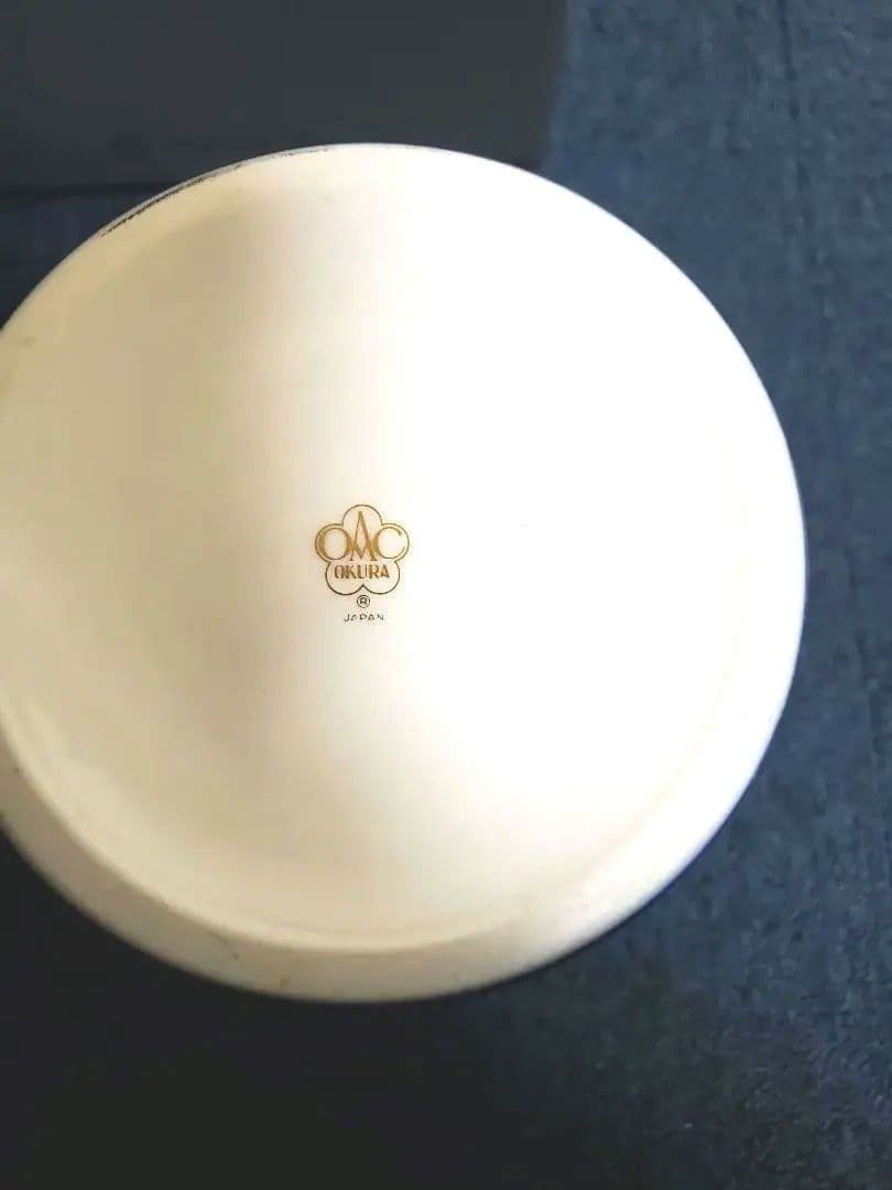 ☆okura☆花瓶☆大蔵陶園☆瑠璃金蝕☆南天☆27cm 箱付き