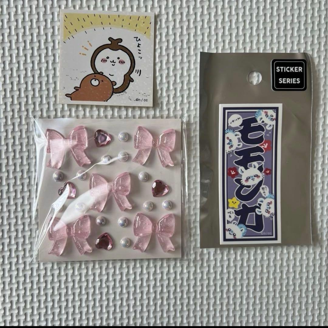 ちいかわ　うさぎ　ボンボンドロップシール　他