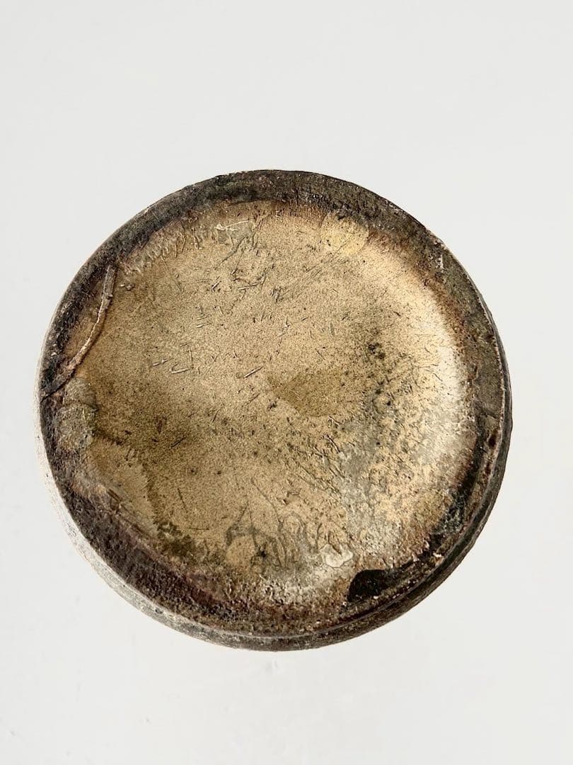 【フランスアンティーク】19世紀　黒釉グレ　コンフィポット　カトラリー入れ