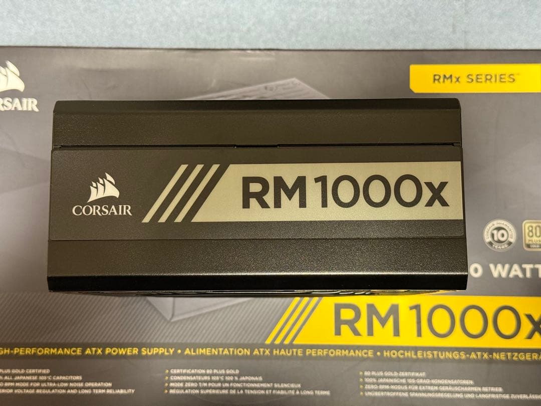 CORSAIR RM1000x 1000W 電源ユニット