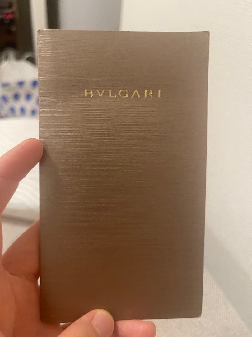 BVLGARI ゴールド ブラック ストライプ リング