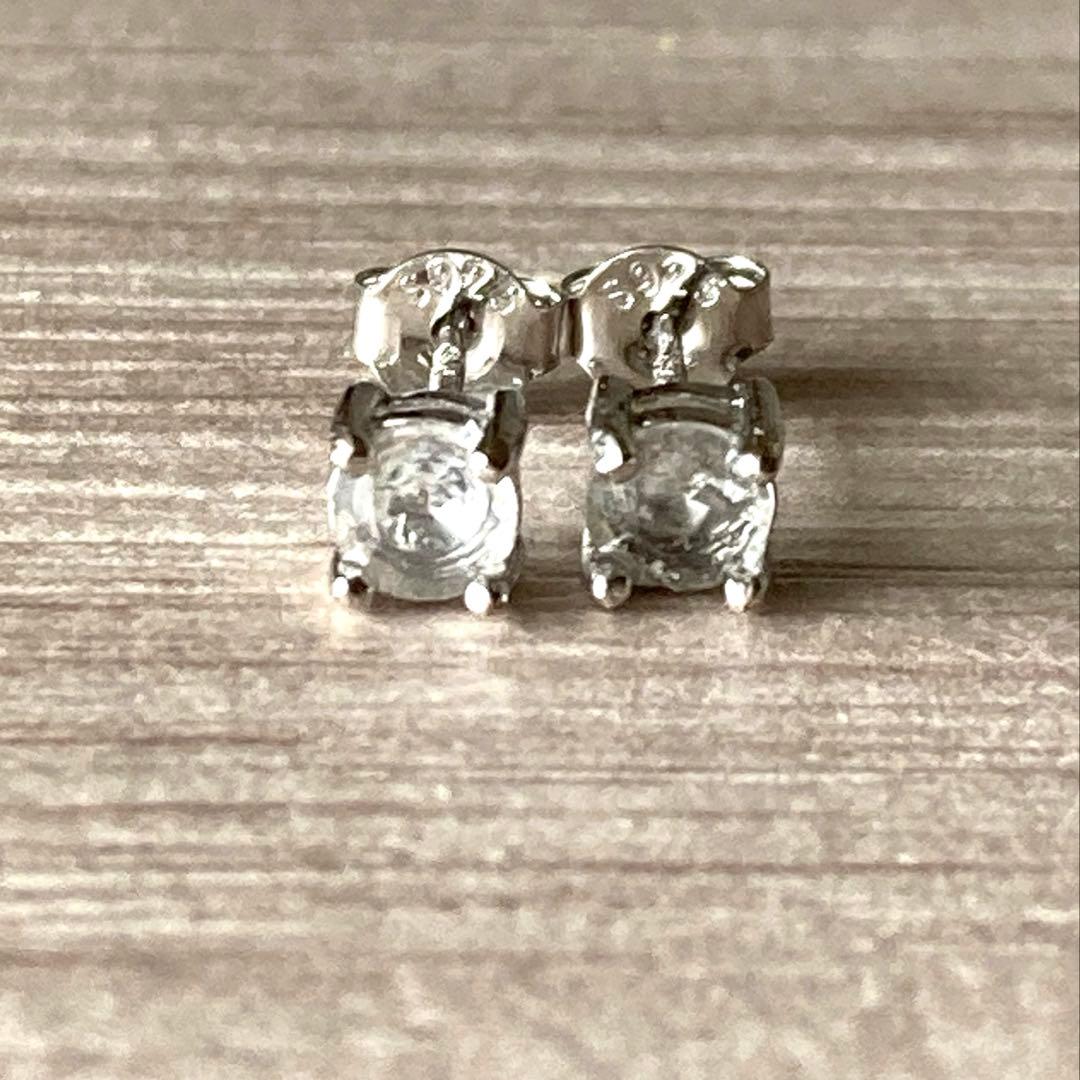 フェナカイト シルバー925ピアス（両耳）