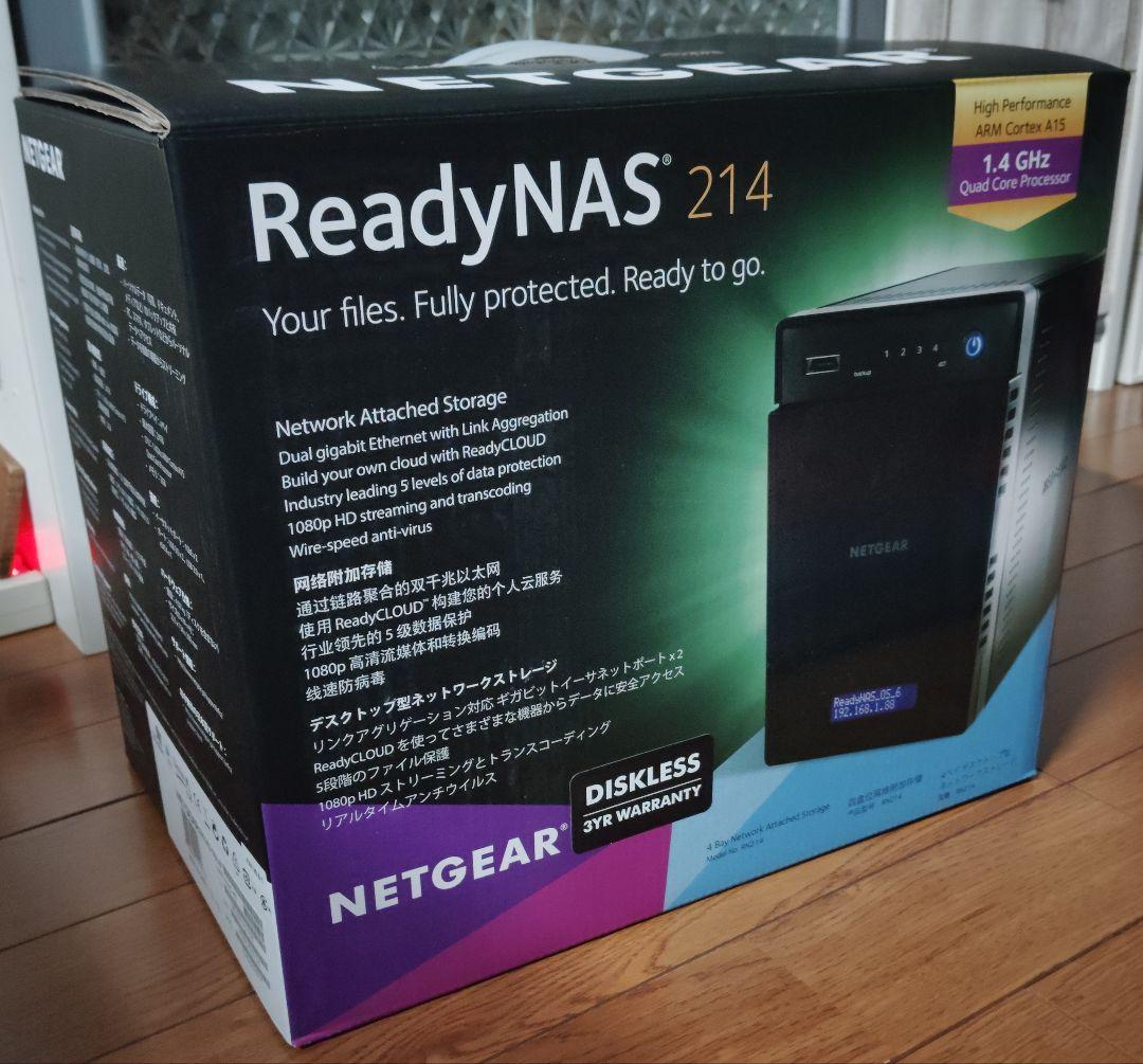NETGEAR ReadyNAS 214 4ベイ