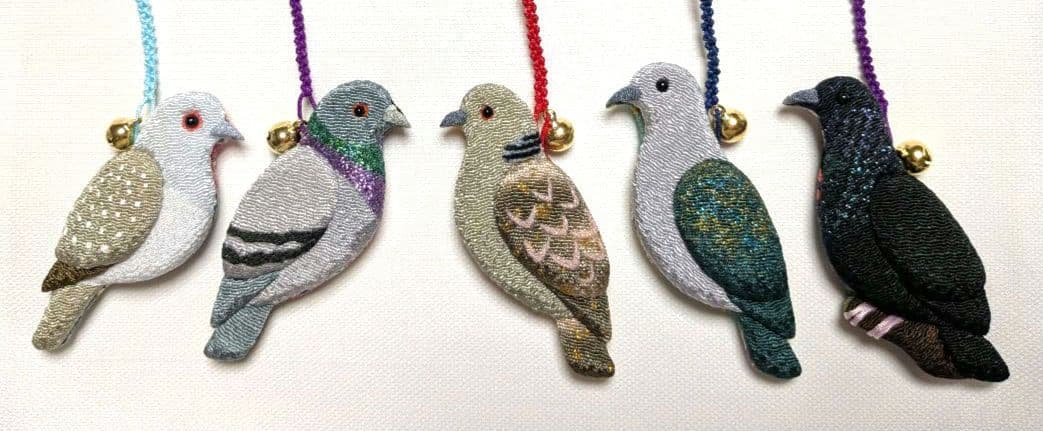 ウスユキバト　カワラバト　キジバト 　ミカドバト 　アカガシラカラスバト