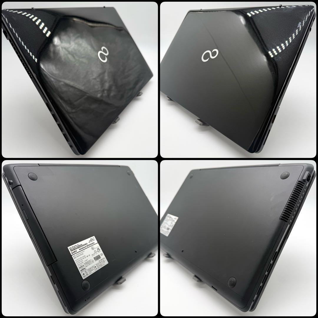 富士通 美品 i7 16GB 新品SSD512 タッチ液晶 Blu-ray 快速