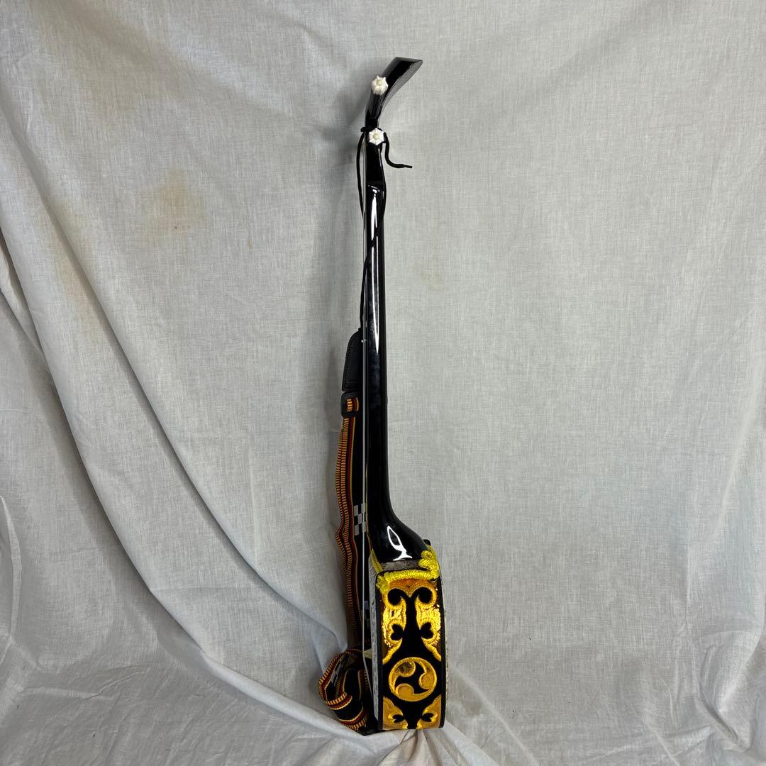 沖縄三線 三味線 本皮 蛇皮 ケース付き 民族楽器 弦楽器 初心者にも