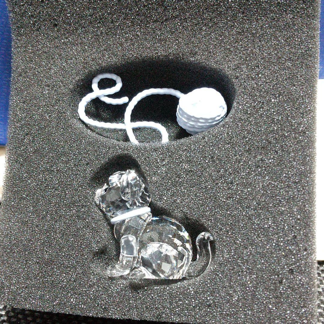 スワロフスキー　SWAROVSKI　ねこ　置物　ローズブロッサム